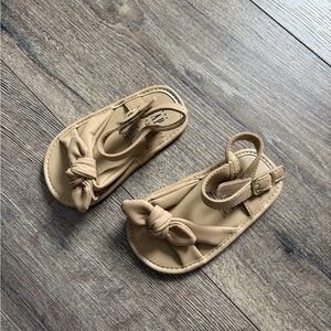 Toddler Knotted Strap Sandals - Beige